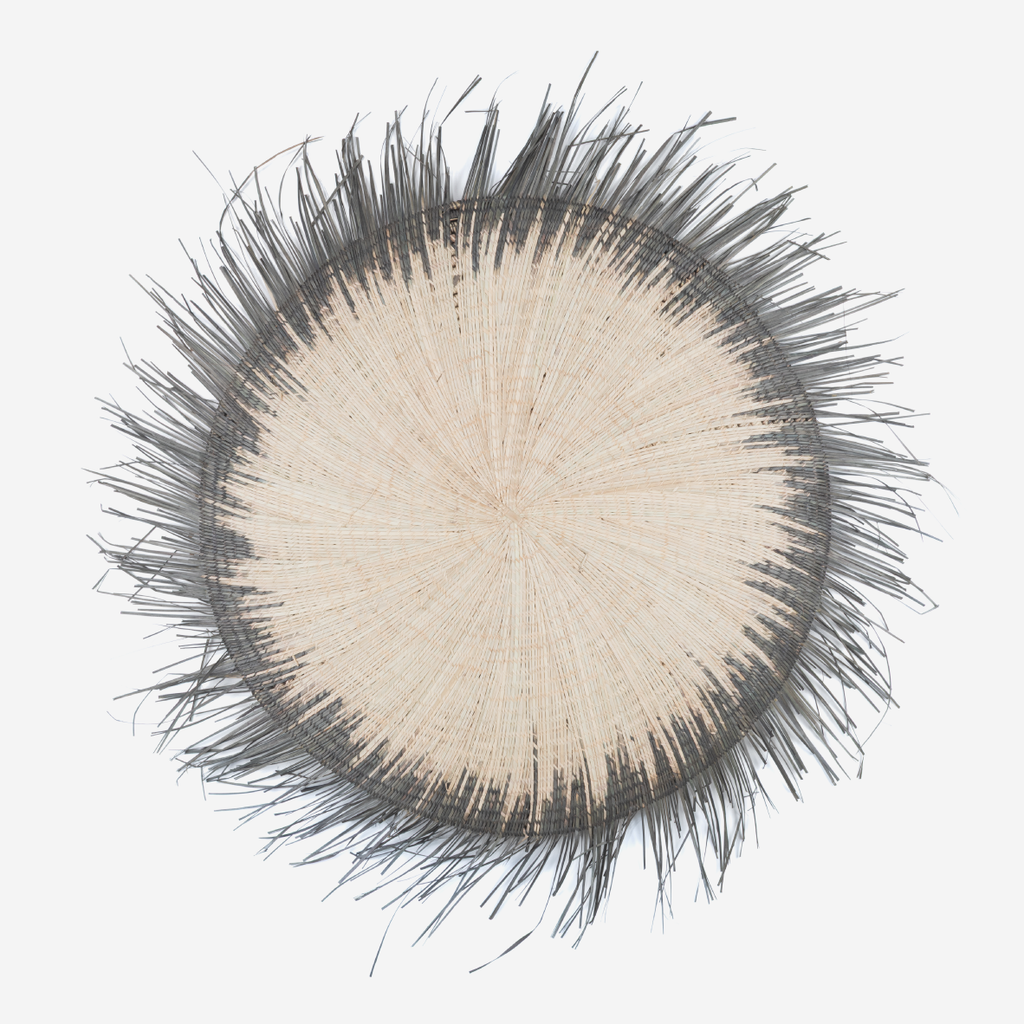 Sun Circle - Natural Cane & Black