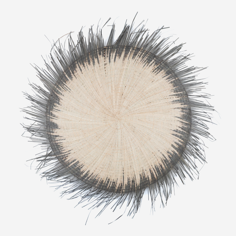 Sun Circle - Natural Cane & Black