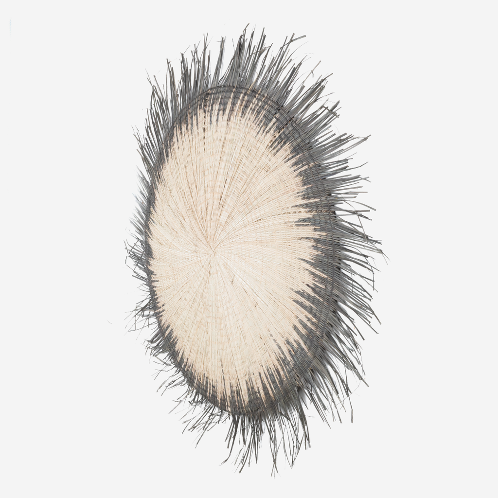 Sun Circle - Natural Cane & Black