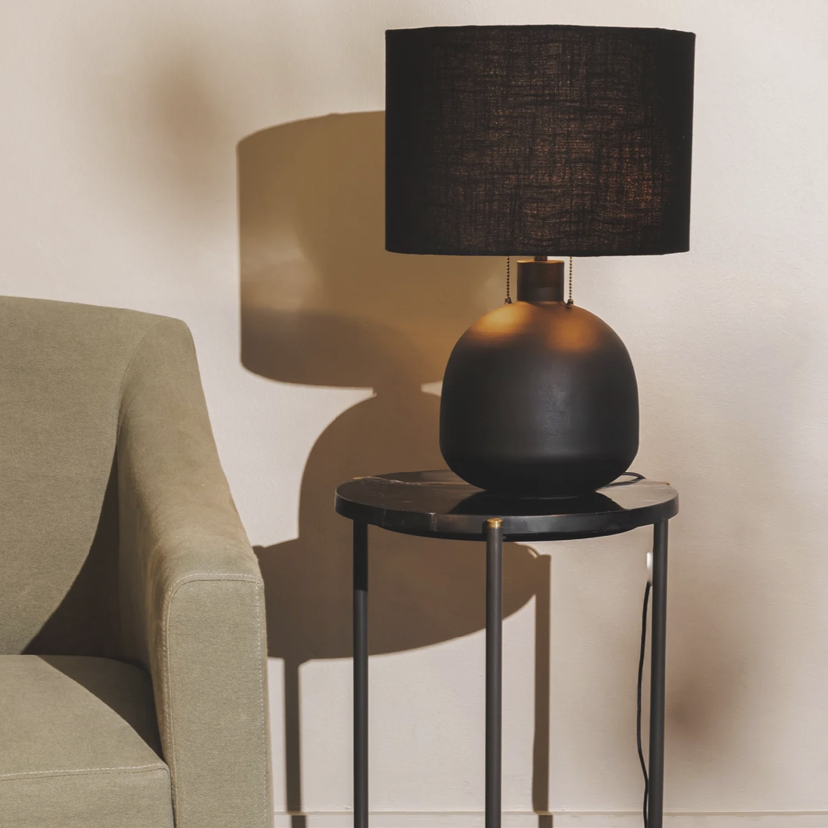 Michelangelo Table Lamp - Nero