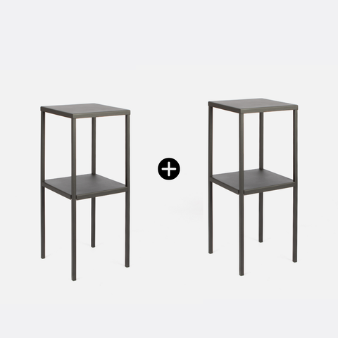 Simple Tall Geo Table Combo - Black