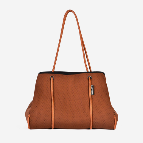 Neoprene Tote Bag - Chocolate