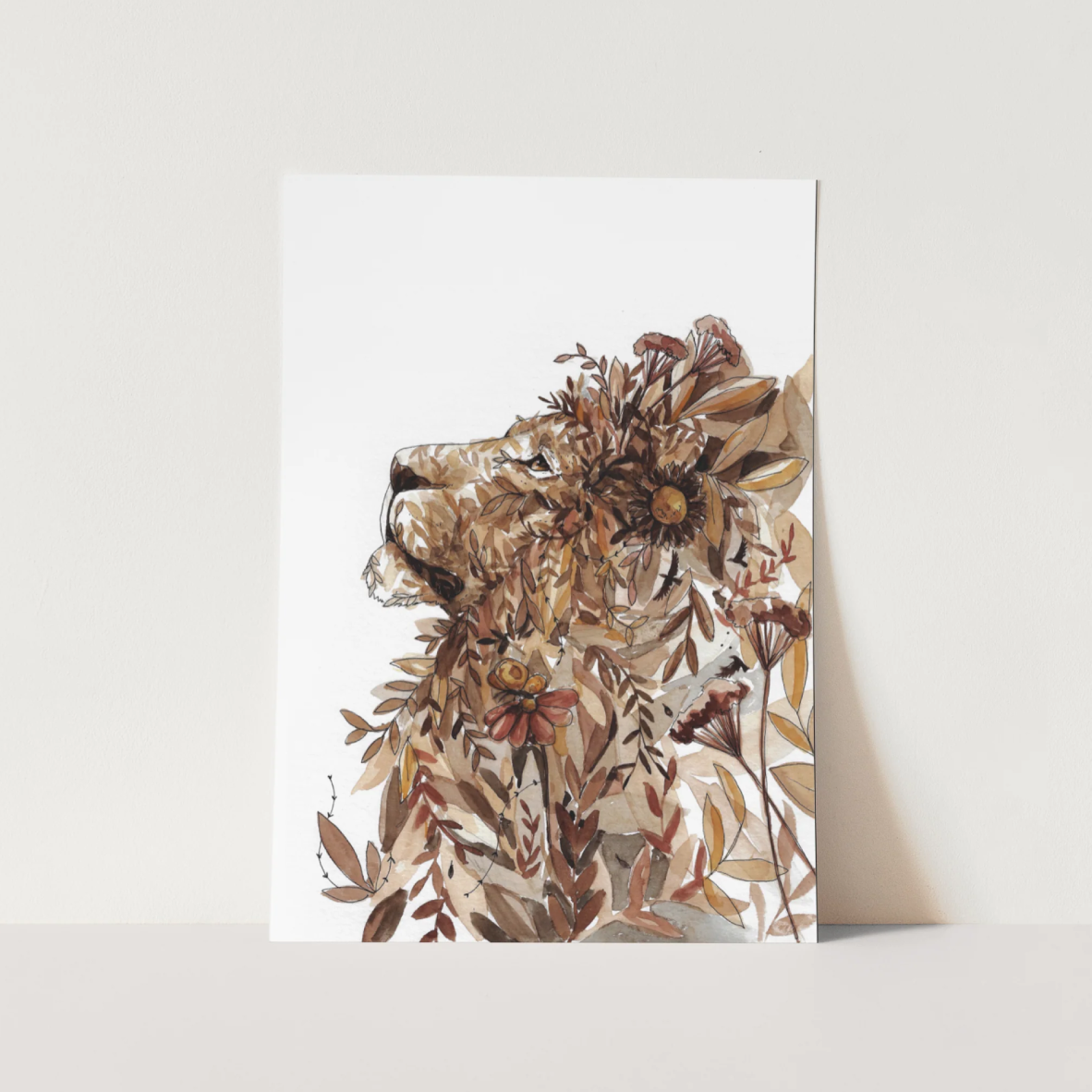 Art Poster A3 - Lion