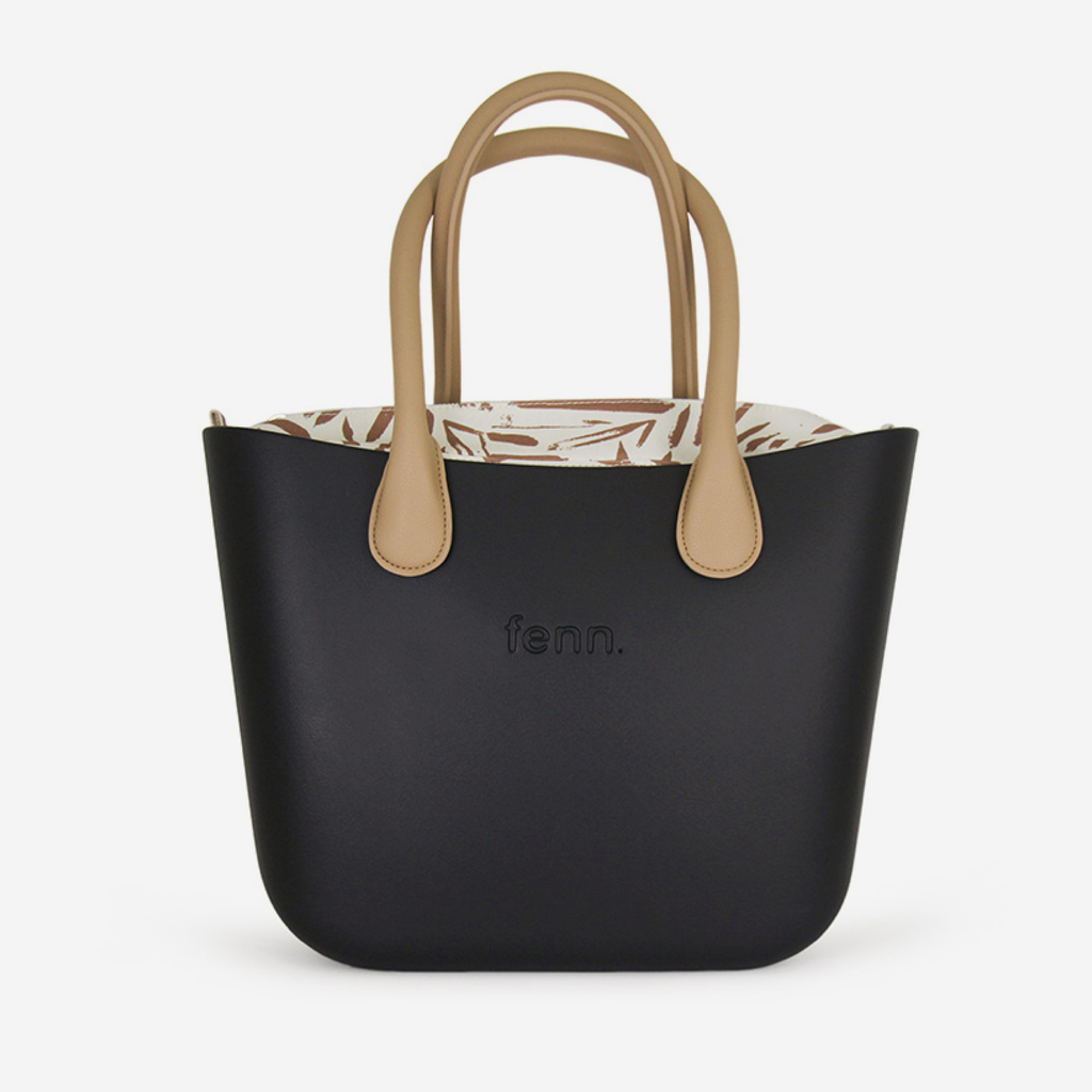 Original Handbag - Black - Light Tan Pattern