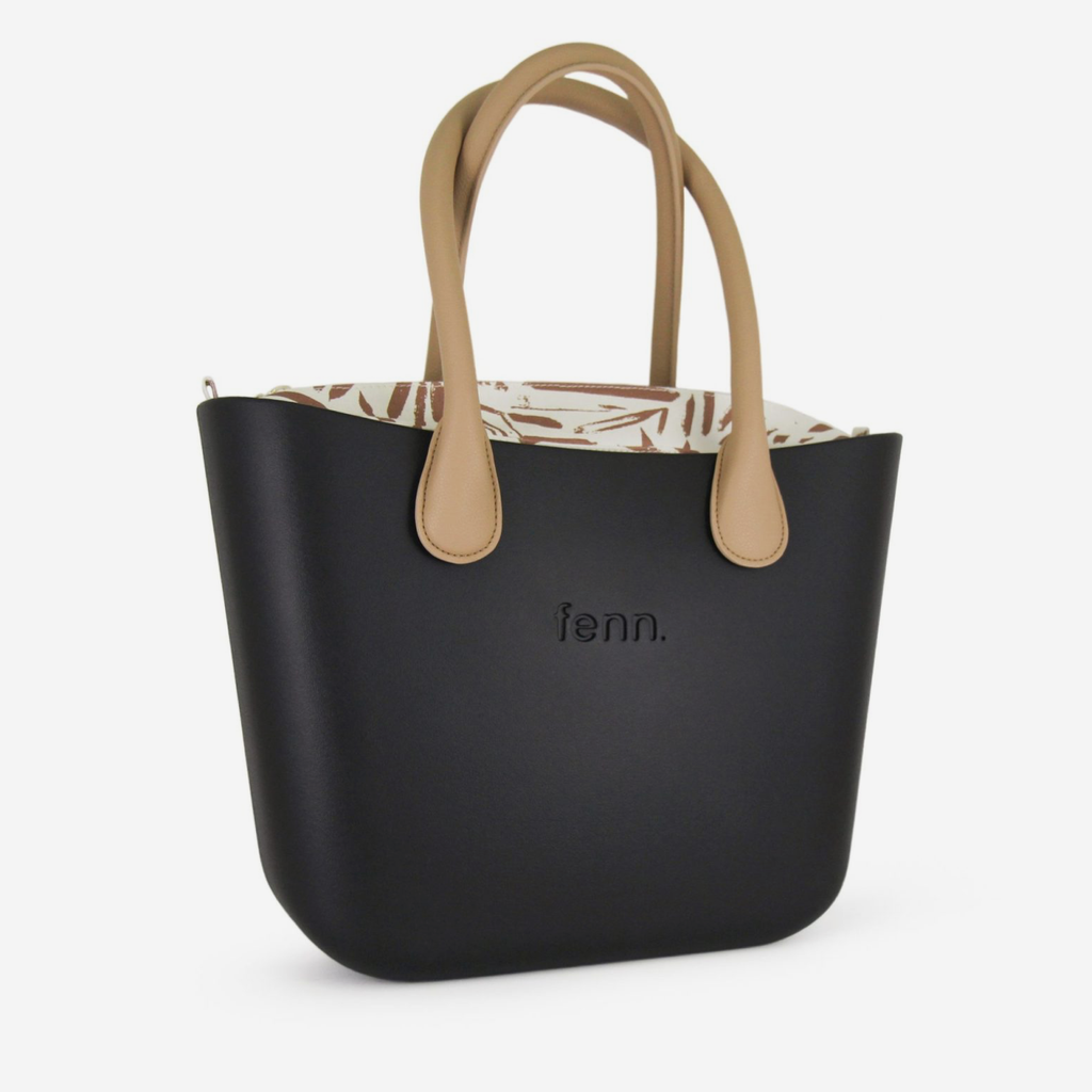 Original Handbag - Black - Light Tan Pattern