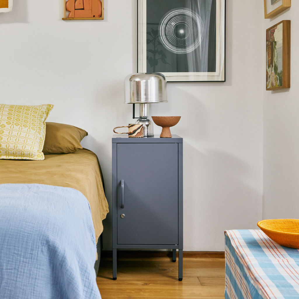 Popstrukt Sugar Cube Side Table - Carbon Grey