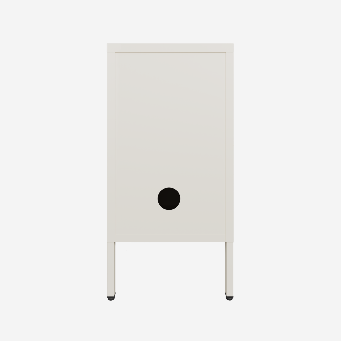 Popstrukt Sugar Cube Side Table - Soft White