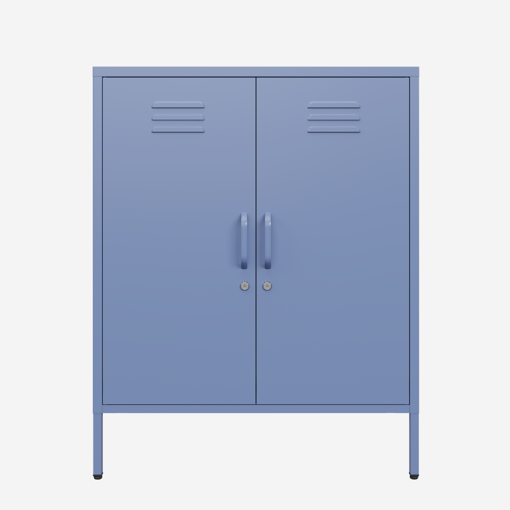 Popstrukt Sugar Cube Cabinet - Pigeon Blue