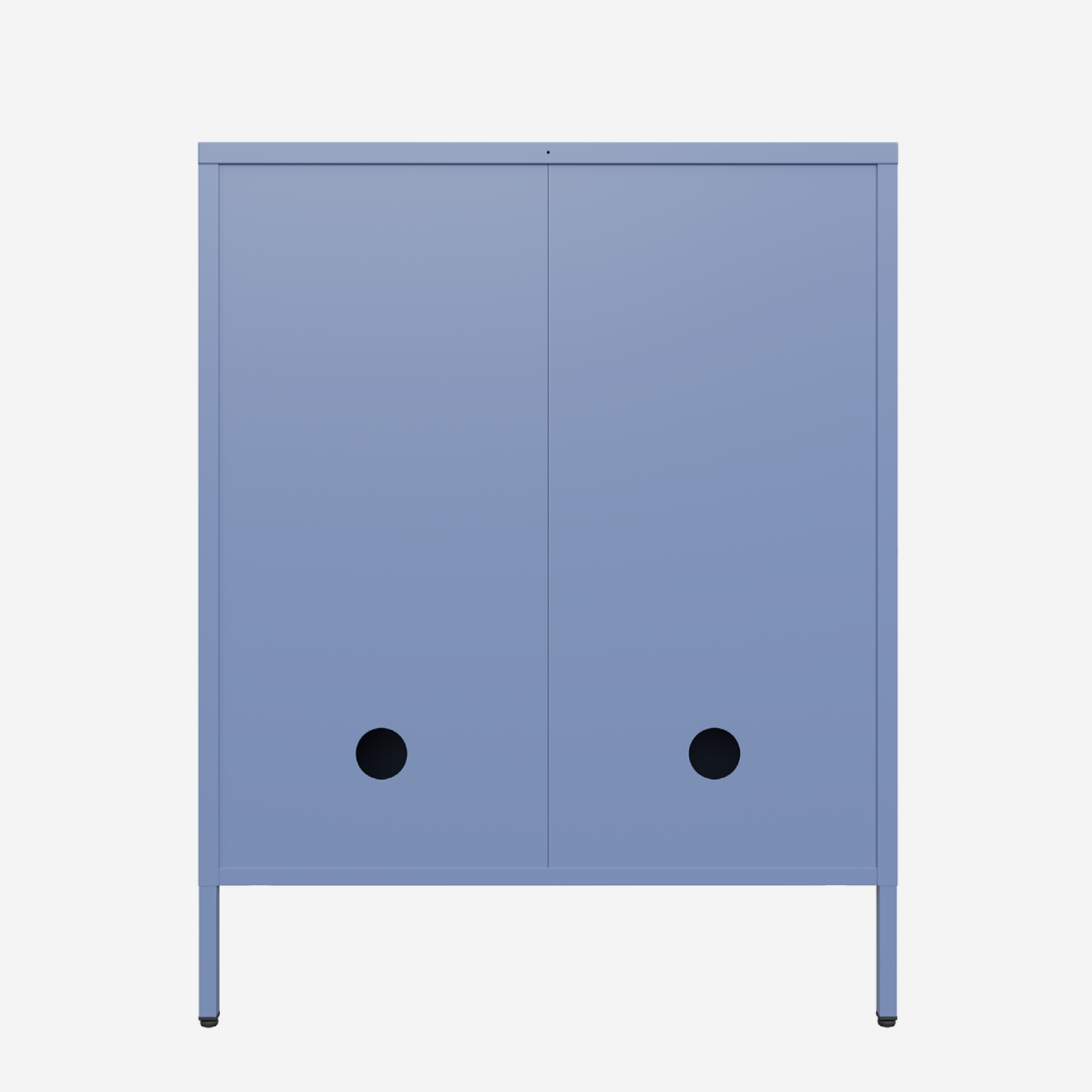 Popstrukt Sugar Cube Cabinet - Pigeon Blue