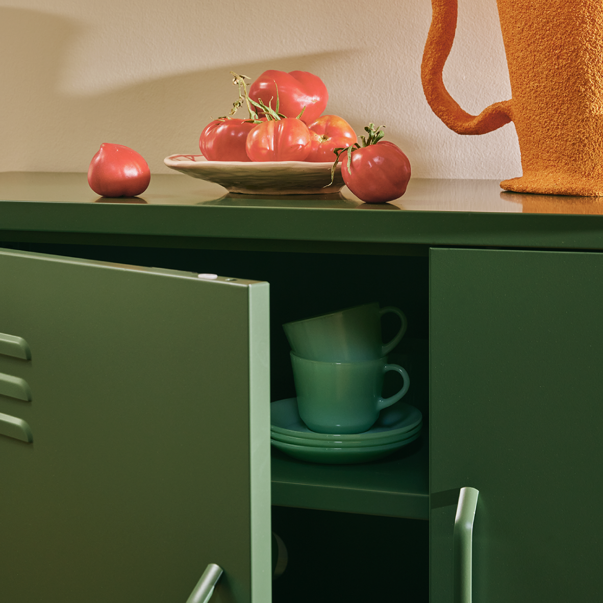 Popstrukt Sugar Cube Media Unit - Dark Olive