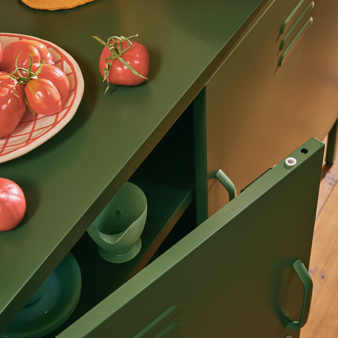 Popstrukt Sugar Cube Media Unit - Dark Olive