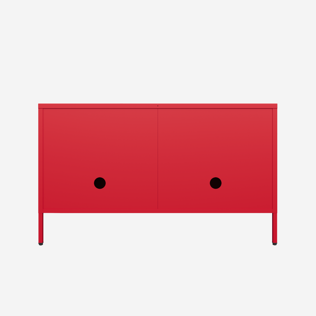 Popstrukt Sugar Cube Media Unit - Red Polka