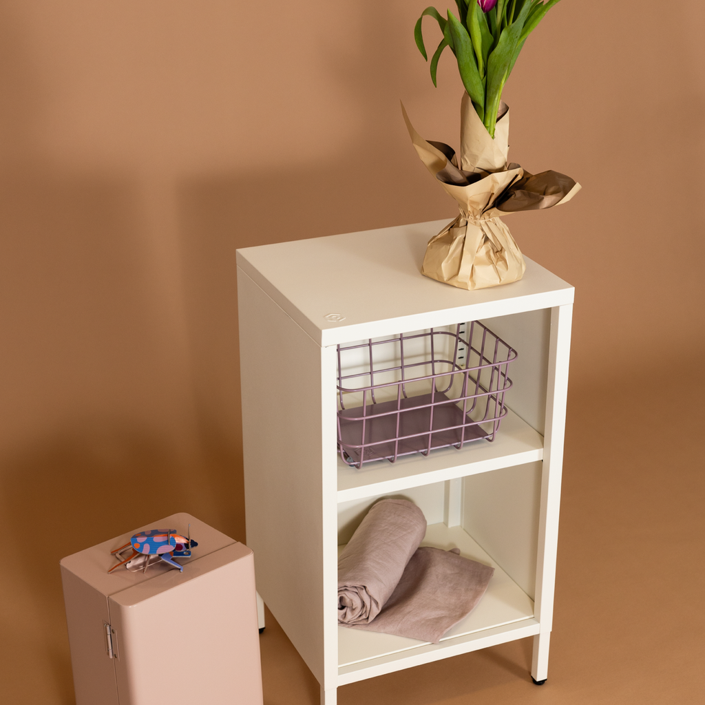 Popstrukt Wafer Side Table - Soft White Sand