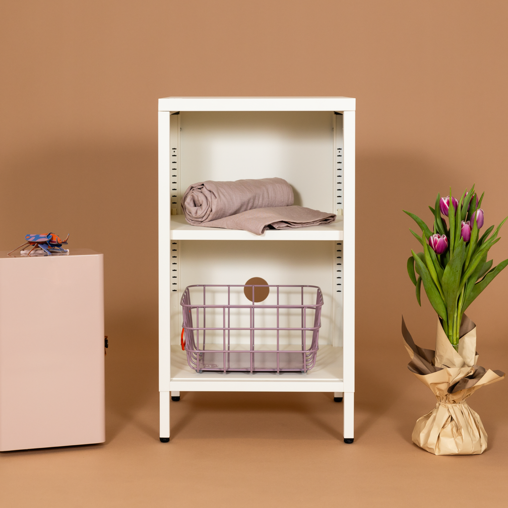 Popstrukt Wafer Side Table - Soft White Sand