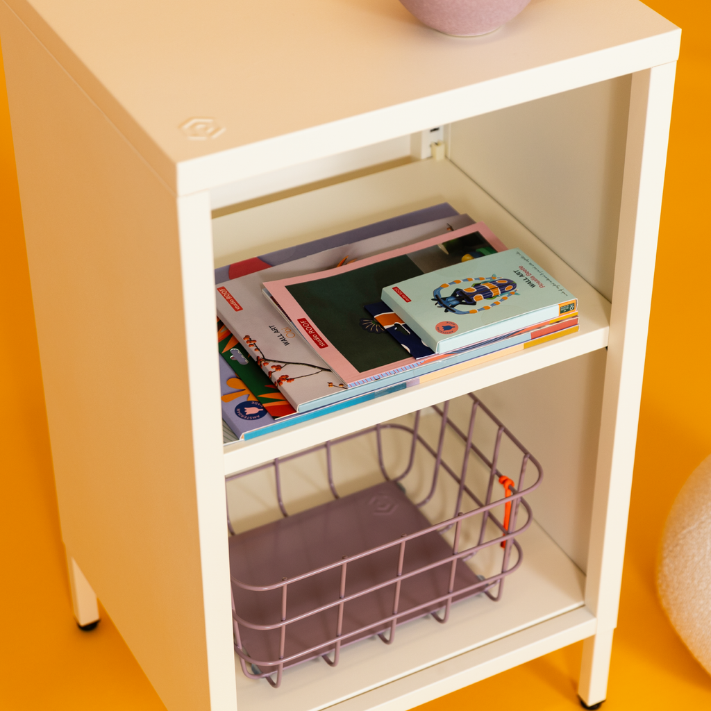 Popstrukt Wafer Side Table - Soft White Sand