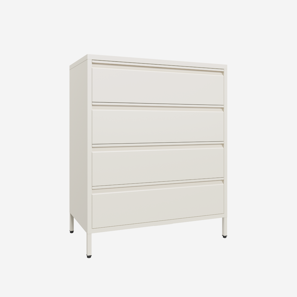 Popstrukt Bon Bon Chest of Drawers - Soft White