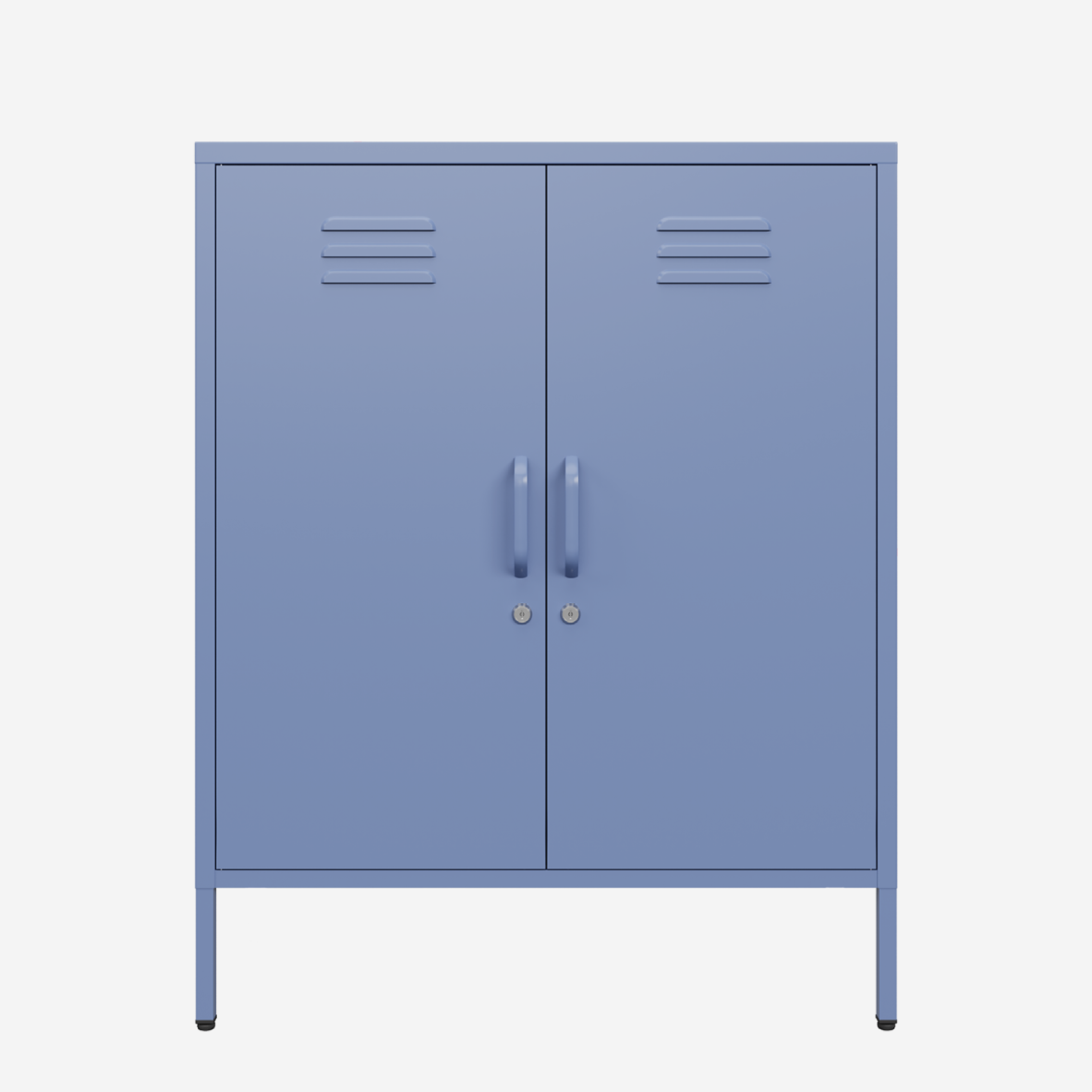 Popstrukt Sugar Cube Cabinet - Pigeon Blue