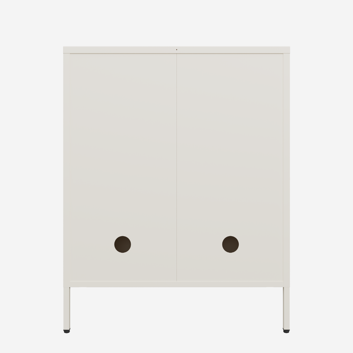 Popstrukt Sugar Cube Cabinet - Soft White