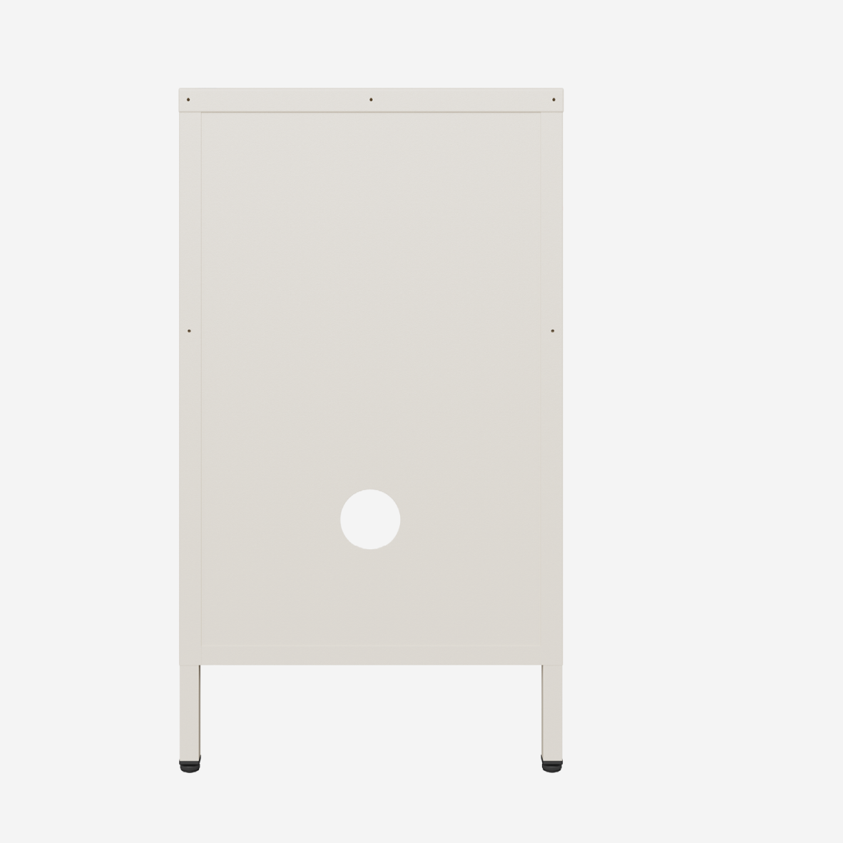 Popstrukt Wafer Side Table - Soft White Sand