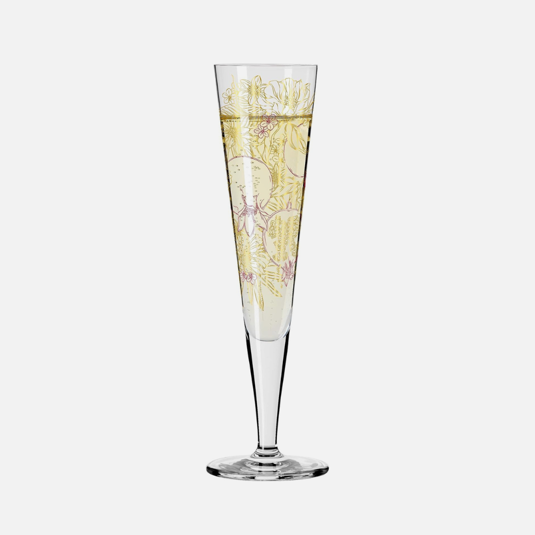 GoldNight Champagne Glass - Maggie Enterrios