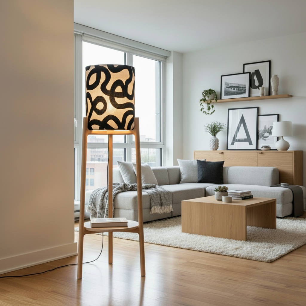 Scalla Floor Lamp - Mira Shade