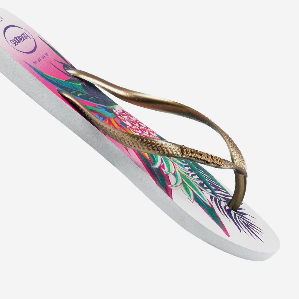 Havaianas Slim Tropical - White