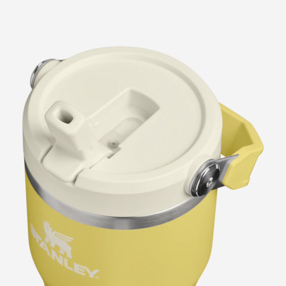 The IceFlow Flip Straw Tumbler 600ml - Daffodil
