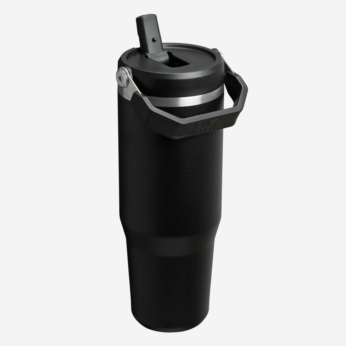 The IceFlow Flip Straw Water Bottle 890ml - Black 2.0