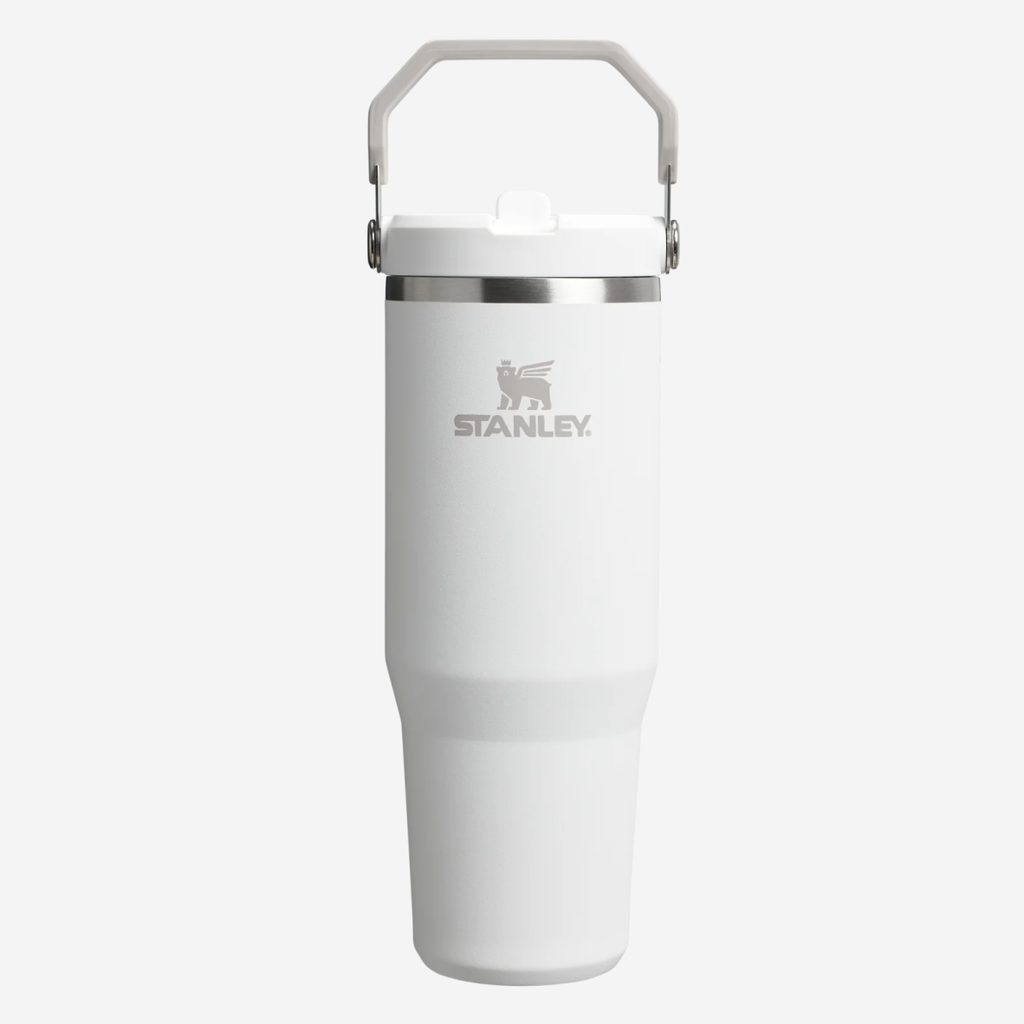 The IceFlow Flip Straw Water Bottle 890ml - Frost