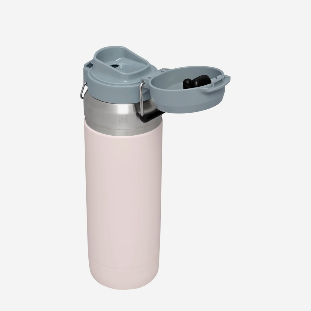 The Quick Flip Water Bottle 1L - Rose Quartz