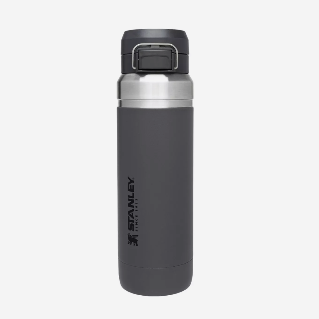 The Quick Flip Water Bottle 1L - Charcoal