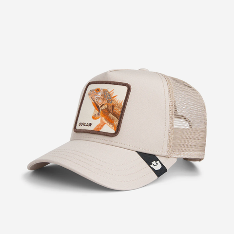 The Outlaw Lizard Trucker - Biscuit & Tan