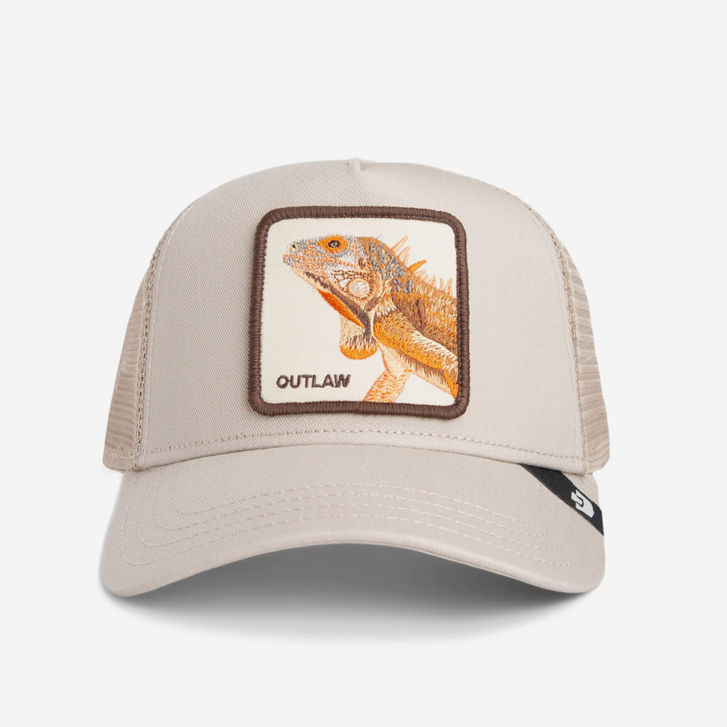 The Outlaw Lizard Trucker - Biscuit & Tan