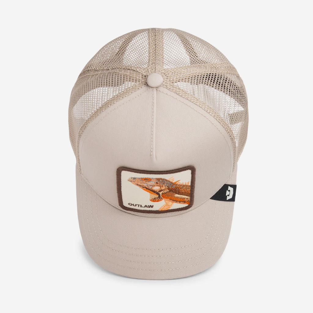 The Outlaw Lizard Trucker - Biscuit & Tan