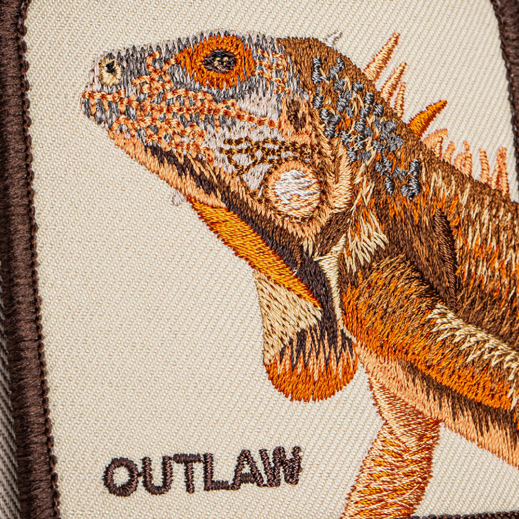 The Outlaw Lizard Trucker - Biscuit & Tan