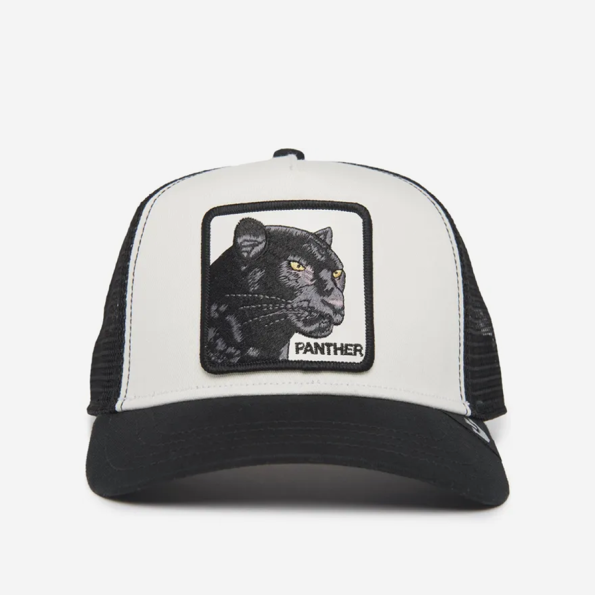 The Suede Panther Trucker - Black & White