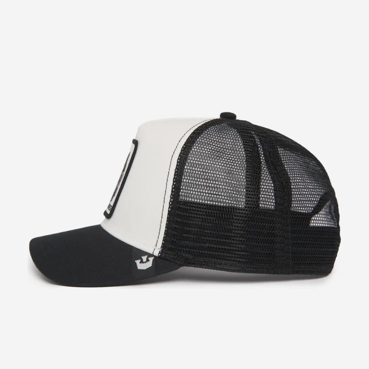 The Suede Panther Trucker - Black & White