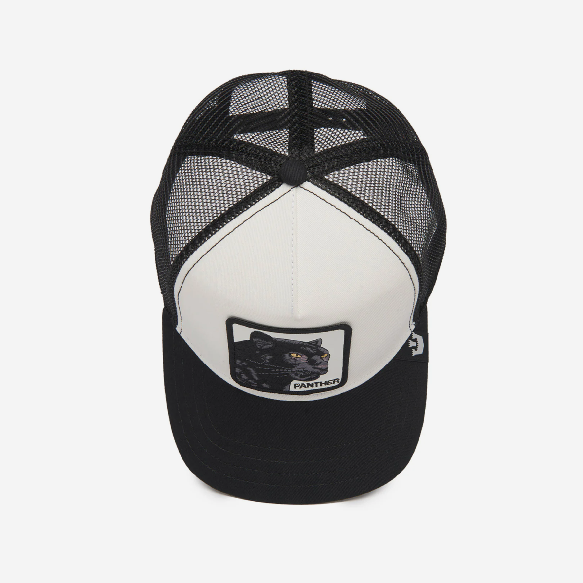 The Suede Panther Trucker - Black & White
