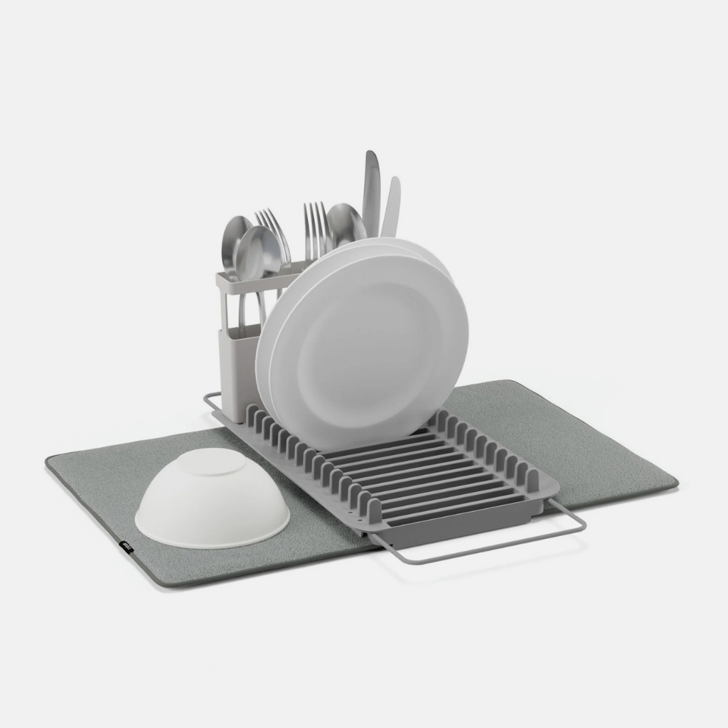 UDry Over the Sink Dish Rack - Charcoal