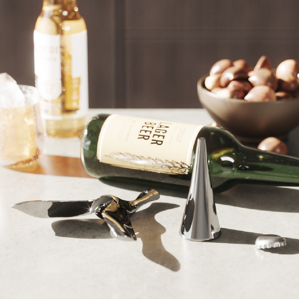Tipsy Bottle Opener - Chrome