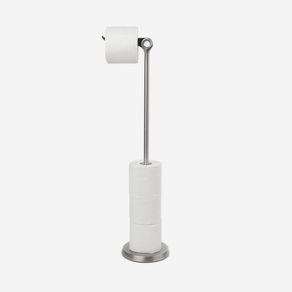 Tucan Toilet Paper Stand - Nickel