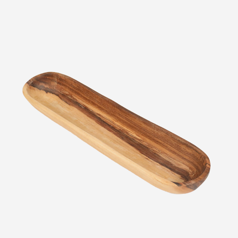 Wooden Oval Bowl