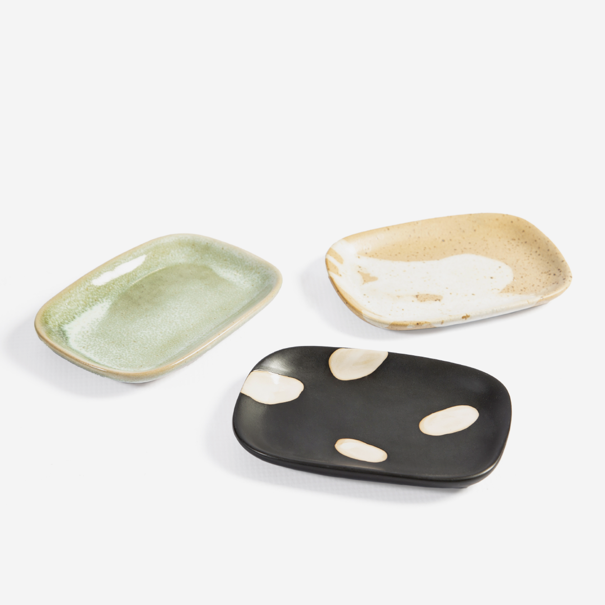 Soap Dish - Natural & White Glaze