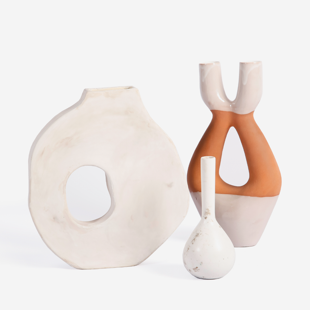 Twisted Goddess Vase - Terracotta