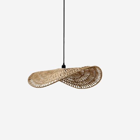 Rattan Flutter Pendant - Natural