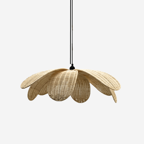Lotus Woven Pendant - Natural