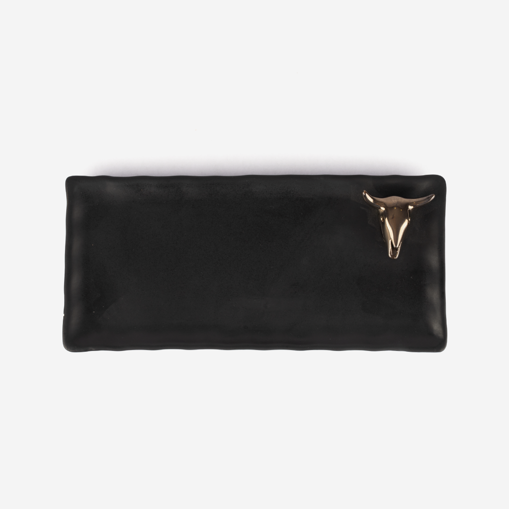 Biltong Tray Medium - Black & Bronze