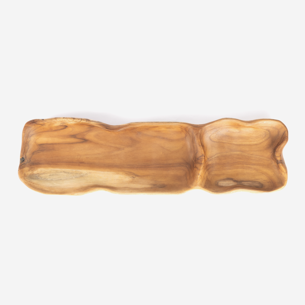 Teak Snack Plate