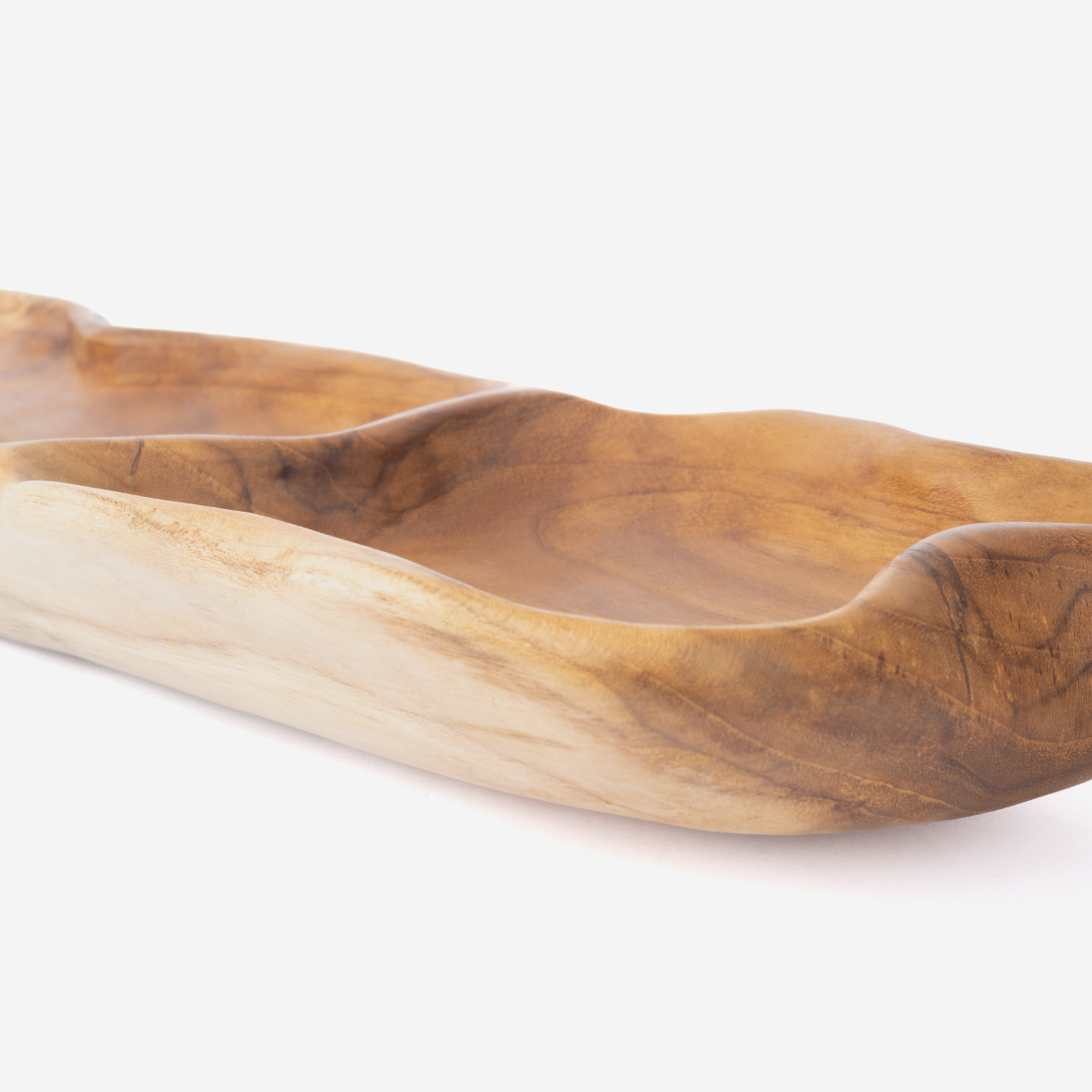 Teak Snack Plate