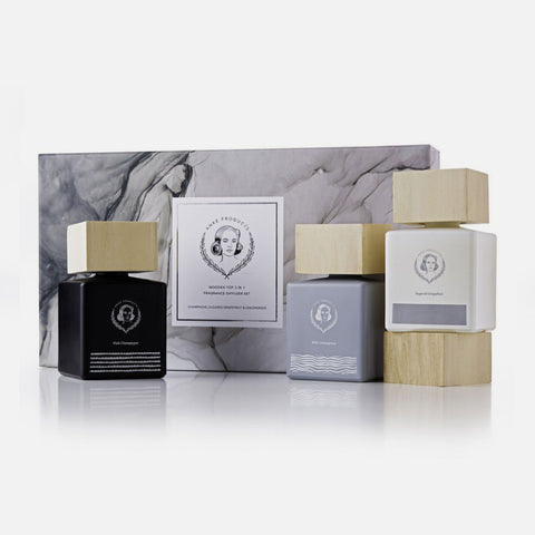 Wooden Top Diffuser - Gift Set Joyful